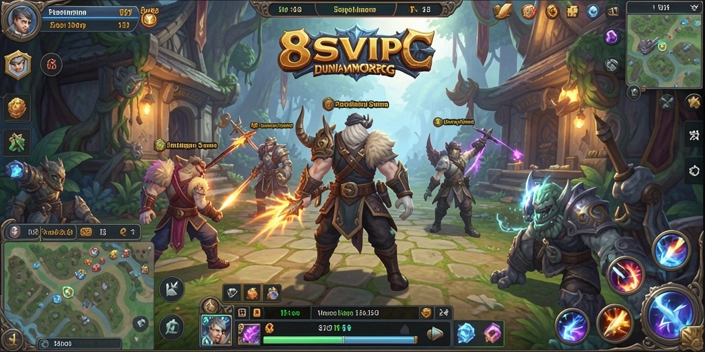 Tampilan gameplay yang menarik dalam 8SVIP dengan karakter petualangan.