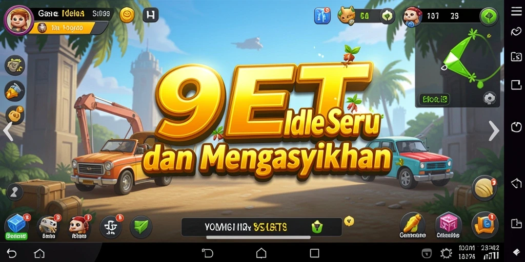 Tampilan menarik dari gameplay Idle 9ET penuh dengan keseruan.