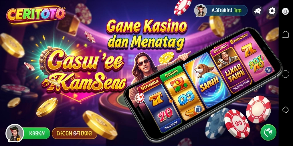Tampilan gameplay CERITOTO yang menarik dan mengasyikkan.