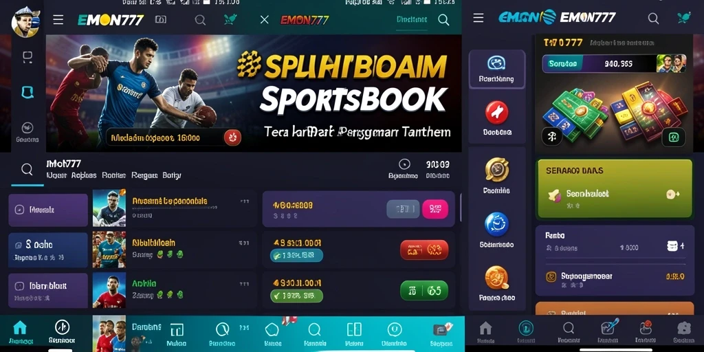 Tampilan gameplay yang menarik dari EMON777 dengan fitur taruhan langsung.