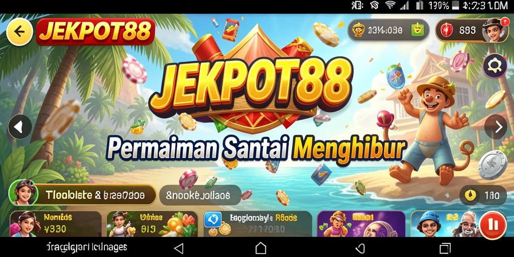Screenshot gameplay yang menampilkan keseruan bermain JEKPOT88.