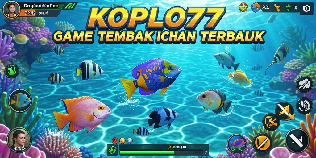 Gameplay KOPLO77 yang penuh aksi dalam menembak ikan.