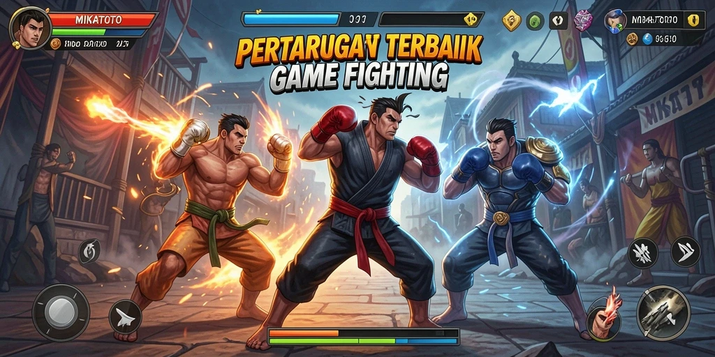 Tangkapan layar menampilkan pertarungan intens di MIKATOTO.