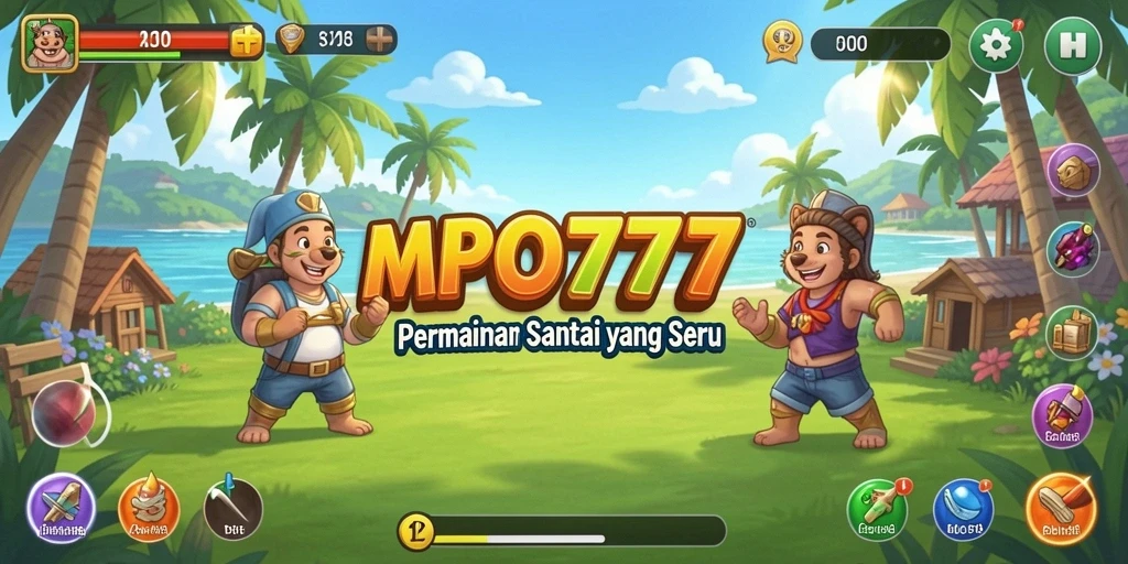 Tampilan gameplay seru dari MPO777 yang menghibur.