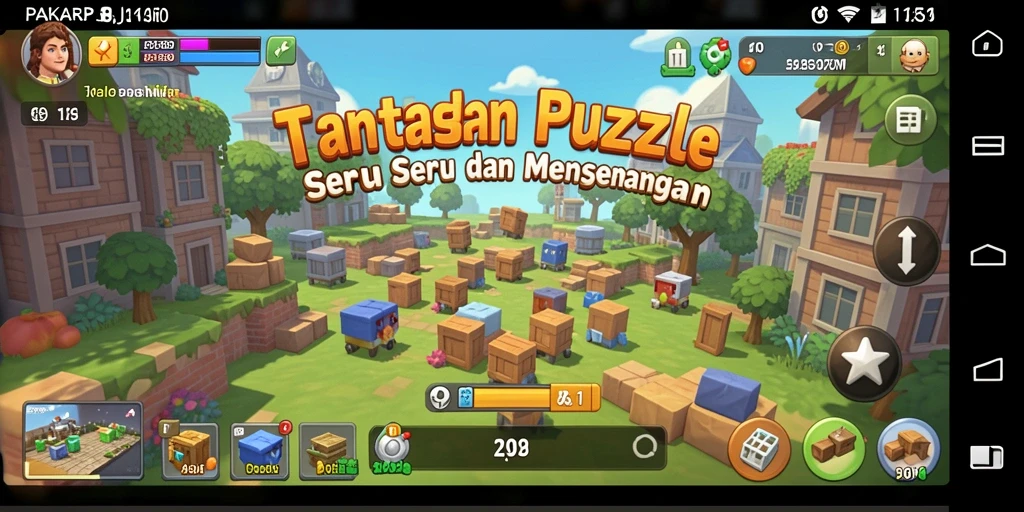 Tangkapan layar PAKARJP menampilkan gameplay yang mendebarkan dan penuh tantangan.