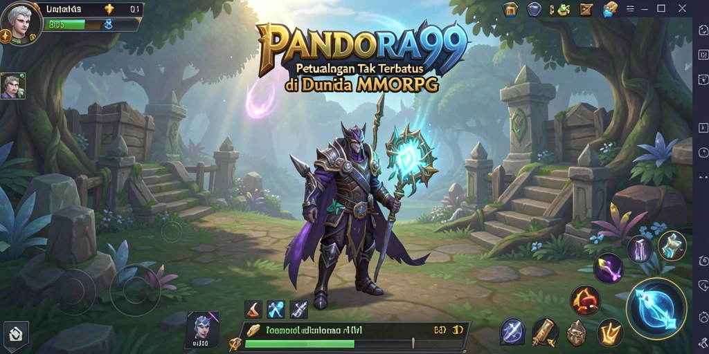 Gameplay menakjubkan di dunia PANDORA99 MMORPG.