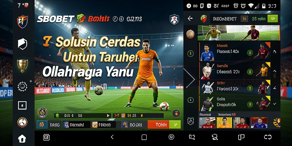 Tampilan menarik dari gameplay SBOBET saat bertaruh pada olahraga.