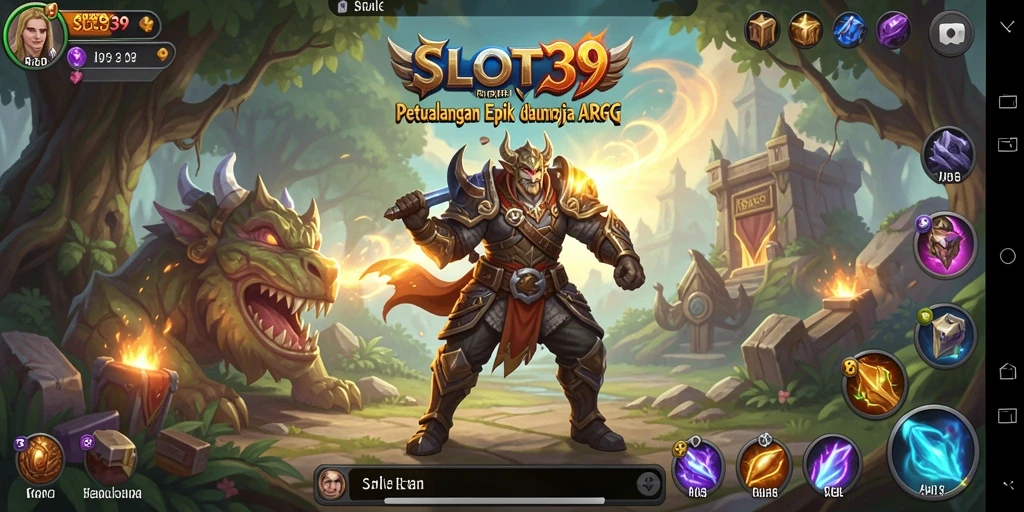 Tampilan gameplay SLOT39 yang intens dan menarik dalam dunia ARPG.