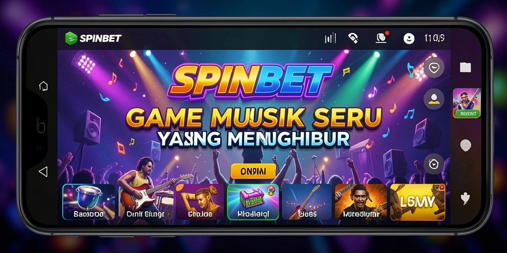 Tampilan gameplay SPINBET yang mengasyikkan dan penuh warna.