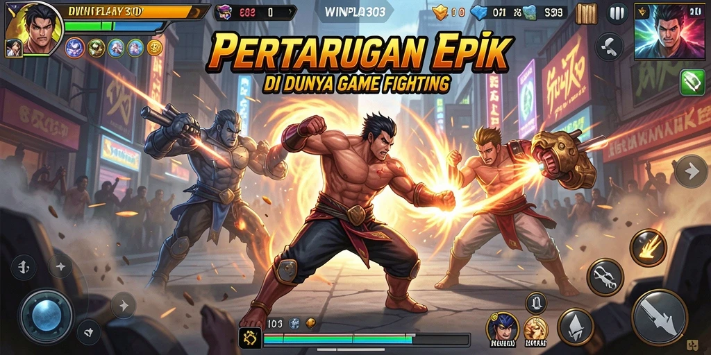 Screenshot gameplay dari WINPLAY303 yang menunjukkan aksi pertarungan yang seru.