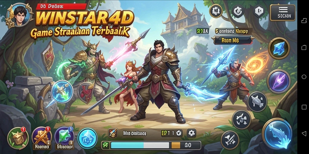 Tampilan menarik dari gameplay <strong>WINSTAR4D</strong> yang penuh strategi.